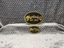 Martin Guitars Sticker Set Black & Gold picture