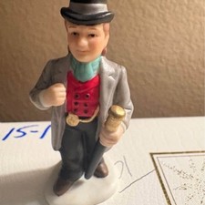 1996 Geo Z Lefton Colonial Village Manchester Morton Lawyer Figurine(u15-1) picture