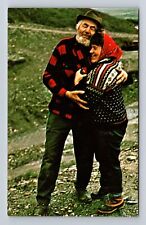 Nome AK- Alaska, Herb Engstrom And His Wife Elsie, Antique, Vintage Postcard picture