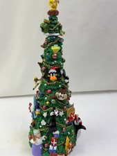 Vintage 2000 Warner Bros Looney Tunes Musical Lighted Christmas Tree Figure W/ B picture