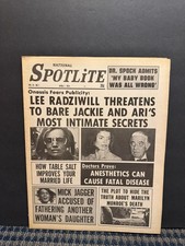 1974 April 1st National SpotLite Newspaper, Mick Jagger, Lee Radziwill (VRN10A picture
