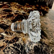 Vintage Crystal Glass Stopper   picture