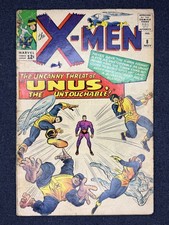 The Uncanny X-Men #8 (Marvel Comics 1964) 1st Unus Kirby Cover GD/VG approx 3.0 picture