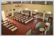 Postcard Barratt's Chapel Interior Frederica Delaware Methodist Church picture