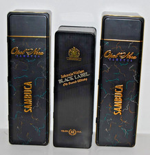 Vintage Lot of 3 Tins Johnnie Walker Black & OPAL NERA SAMBUCA EMPTY Tins picture