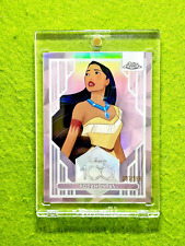Disney 100 POCAHONTAS PINK REFRACTOR CARD #/399 SP 2023 Topps Chrome USA picture