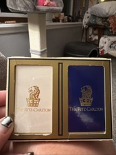 Ritz-Carlton  Playing Cards New Sealed 2 decks GEMACO Plastic Coated picture
