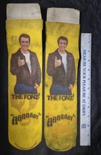Vintage Happy Days The Fonz Fonzie Knee Socks - **As-Is READ** picture
