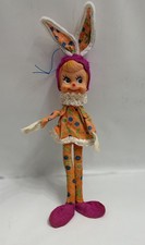 Vintage Knee Hugger Elf EASTER Bunny Rabbit Pixie Japan 12” picture