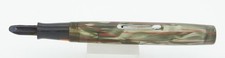 Waterman 32A-V Grey/Red & Chrome Fountain Pen Body w/Section & Feed - 1930's picture