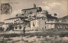 Italy View of Brescia castle with a man in the foreground Philatelic COF Vintage picture