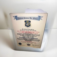 U.S.A.F. / UNITED STATES FIFTH AIR FORCE - CERTIFICATE OF COMMENDATION picture