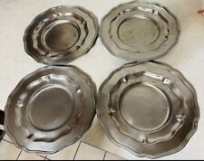 Pewter Plate Set (4) picture