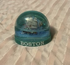 Vintage Boston USA Snow Globe Souvenir Collectible Landmark Dome 2.6 x 2” picture