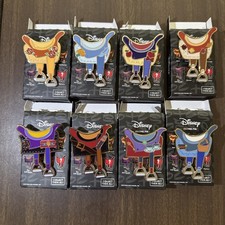 Disney Pink à la Mode PALM Saddle Series 1 SE 250/500 complete set w/ CHASER Pin picture