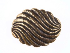 Rare Retired James Avery Modernist Patinated Brass belt buckle picture