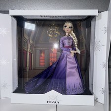 Disney Frozen Saks Fifth Avenue LE1000 Elsa Doll 17” W/ Shipper Box +Receipt COA picture
