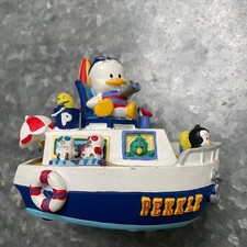 Vintage Sanrio Ahiru no Pekkle Boat Resin Coin Piggy Bank 90s Y2K Japan Kawaii picture