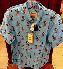 2025 Disney Parks RSVLTS Mickey Mouse Shirt Large Adults Button Up All 4 Parks picture
