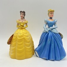 Disney On Ice Princess Figures Lot Of 2  Cinderella Belle New Rare Read picture