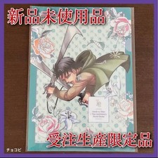 [Rare item] Online exhibition anique Levi clear file Attack on Titan picture
