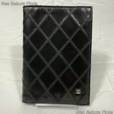 Chanel Matelasse Leather Passport Holder Black Limited Edition Outdoor picture