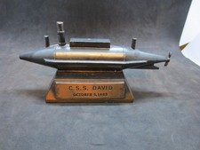 Rare Metal Submarine C.S.S. David - Berkley Bicentennial - Banthrico Bank picture