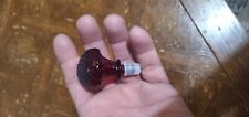 Vintage~ Avon® Ruby Red Decorative glass bottle stopper only picture