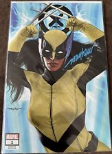 X-MEN #1 MIKE MAYHEW COVER A Trade Dress Signed with COA picture
