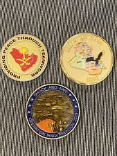 Vintage 2 Iraqi Freedom and 1 Operation Southern Watch Challenge Coins lot of 3 picture