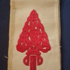 x2  Vintage 1950s Boy Scouts Order of the Red Arrow  Embroidered Insignia Sash picture
