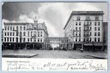 1906 RICHMOND VIRGINIA MURPHY'S HOTEL*FIRE ESCAPE*PEDESTRIAN BRIDGE*POSTCARD picture