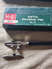 Vintage K&E Keuffel Esser Anvil 932 Railroad Drafting Pen Germany Boxed picture