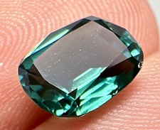 1.30 Ct Ultra Rare Eye Clean Indicolite Tourmaline Cut Gemstone From Afghanistan picture