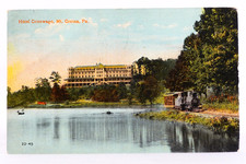 Hotel Conewago My Gretna Steam Locomotive Lakeshore 1914 Vintage Postcard picture