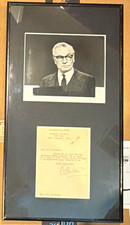 Laurence Olivier Signed Original Typed Letter 1951 Ziegfeld Theatre Framed Photo picture