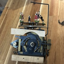 Vintage Regula 25 Schmeckenbecher Cuckoo Clock Movement w/ Turntable & Music Box picture