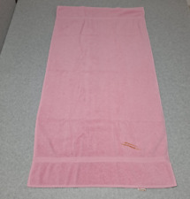 Vintage Dundee Bathroom Bath Towel Pink 70s 60s Retro Terry Cloth Plush READ picture