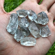 Natural Moss Aquamarine Rough Lot, 148 Ct Grey Blue Raw Aquamarine Crystals picture