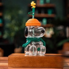 SO HOT 2026 The Snoopy x Starbucks Glass Cold Cup (Check Note) picture
