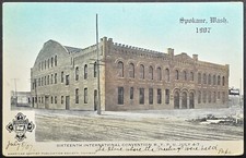 1907 Spokane WA State Armory - 16th International B.Y.P.U. Convention July 4-7 picture