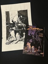 Zorro #1 Preliminary Drawing By Sean Murphy And Signed #1 Zorro Comic picture