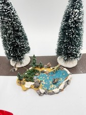 2001 Lemax Duck Pond Christmas Village Collection Landscape 13365A picture