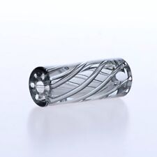 5pcs/box In Stock 7 Holes Black Spiral Model Smoking Glass Filter Tips picture