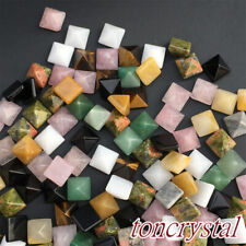 Wholesale！Natural Quartz Pyramid Crystal Tower Point Reiki Healing Gift 100pcs picture