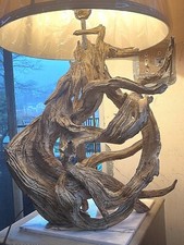 Monumental vintage DRIFTWOOD lamp ~ Nicest you find anywhere picture