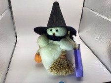 Wooly Snowman 1991 Corbin Vintage “HALLOWEEN TREATS”  ARTIST HANDMADE picture