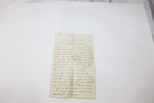 Letter 1865 Embossed Paper Handwritten Antique picture