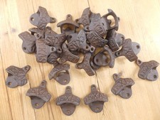 Set Of 25 Texas Bottle Openers Cast Iron Wall Mounted Lot Beer Pop Bottle Bar picture