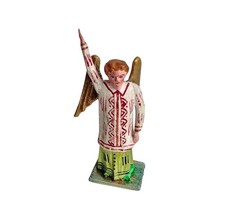 Antique Grulicher Nativity Figure / Annunciation Angel, Circa 1900 (7 Cm) picture